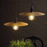 ONLI Piattino pendant light black/gold 28 cm