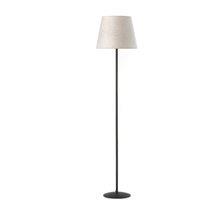 ONLI Loris floor lamp, black, sand beige lampshade
