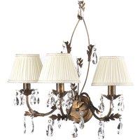 ONLI Wall light Karen 3-bulb bronze