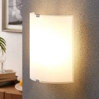 Lindby Plain glass wall light Phil, set of 2