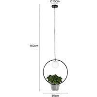 Lindby Orna pendant light 1-bulb hanging basket