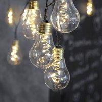 STAR TRADING Glow LED fairy lights, glass, clear