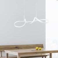 Reality Leuchten Perugia LED pendant light, switch dimmer, white