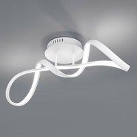 Reality Leuchten Perugia LED ceiling light, switch dimmer, white