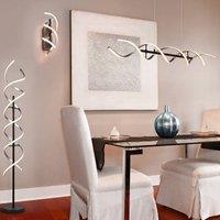 Trio Lighting Sequence LED wall light, dimmable, CCT, aluminium