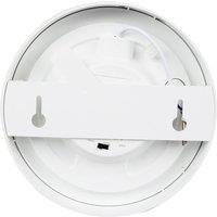 Prios LED ceiling light Edwina, white, 12 cm set of 3