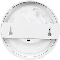 Prios LED ceiling light Edwina, white, 18 cm, set of 3