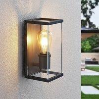 Lindby Susanne outdoor wall light, angular, glazed, set of 2