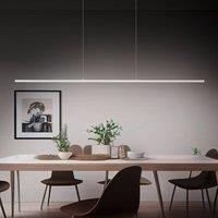 Quitani Margita LED pendant light, length 148 cm, silver