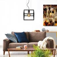 Lucide Fabian hanging light, metal lampshade, 1-bulb
