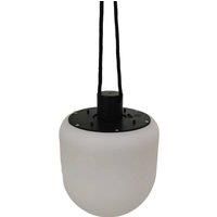 Lindby LED outdoor hanging light Eleia, 2,700 K, 16 cm, rechargeable