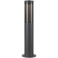 Lindby Statius pillar light, anthracite, iron, 45 cm