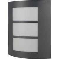 Lindby outdoor wall lamp Vimal, E27, 26 cm, black, aluminium