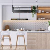 Lucide Miravelle pendant light storage space 6-bulb black