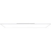 Lindby LED panel Lamin, white, 120 cm, CCT, dimmable, remote control