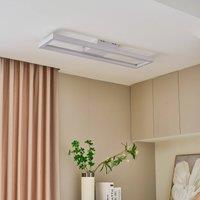 Lucande Smart LED ceiling light Tjado, 100 cm, white, RGBW