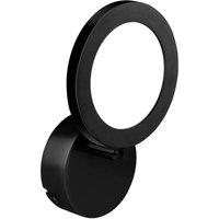 Lindby LED spot Manel, black, iron, 18 cm high