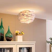 Lindby Heven ceiling light, 35 cm, white, plastic, E27