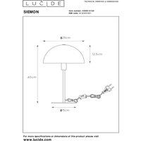 Lucide Siemon table lamp made of steel, black