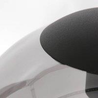 Steinhauer Bollique glass pendant light, black, 3-bulb