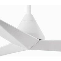 FARO BARCELONA Samos L ceiling fan, DC, 3 blades, white