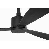 FARO BARCELONA Amelia ceiling fan, DC motor, 3 blades, black