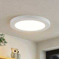 Prios LED ceiling lamp Aureka, set of 2, sensor, 23 cm, white
