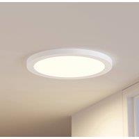 Prios LED ceiling lamp Aureka, set of 3, sensor, 33 cm, white