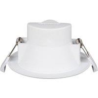 Prios LED recessed light Rida, 10pcs, white, 23cm, 30W, CCT, IP44