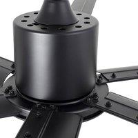 FARO BARCELONA Andros XL ceiling fan for large rooms, black