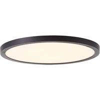 Lindby LED ceiling light Pravin, 30 cm, 3,000 K, black