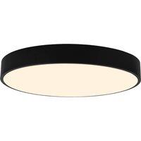 Lindby Smart LED ceiling lamp Innes black 38cm RGB CCT Tuya