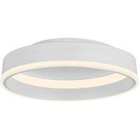 Lindby LED ceiling light Yasmen, white, metal, 3-step dimmable