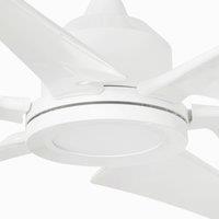 FARO BARCELONA Cies XL ceiling fan for large rooms, DC white
