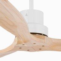 FARO BARCELONA Lantau L ceiling fan DC 3 blades white/pine