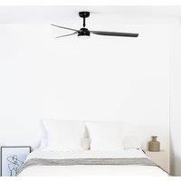 FARO BARCELONA Punt M ceiling fan DC LED light black