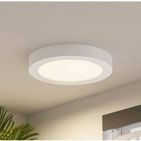 Prios LED ceiling light Edwina, white, 25 cm, set of 3
