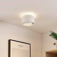 Arcchio Walisa ceiling lamp, 15 cm, round, white, set of 3
