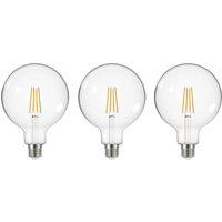 Arcchio LED bulb Filament clear E27 G125 3,8W 3000K 806lm 3er