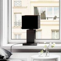 By Rydns Crazy Textile table lamp, matt black
