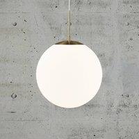 Nordlux Grant pendant light in brass with glass globe 35cm