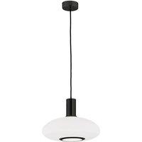 Euluna Milano pendant light, 1-bulb, oval, white