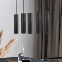 Nordlux Tilo pendant light, 5-bulb, black