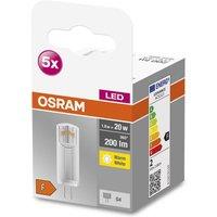 OSRAM Base PIN LED bi-pin bulb G4 1.8W 200lm 5-pack