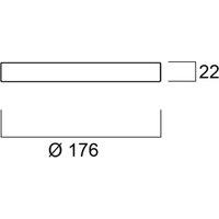 Sylvania Ring aperture for Start 5in1, matt black, 17.6 cm