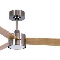 Beacon Lighting Beacon ceiling fan Light Climate IV nickel/teak quiet