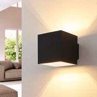 Arcchio Zuzana wall lamp, set of 2, black, G9, 10 cm wide