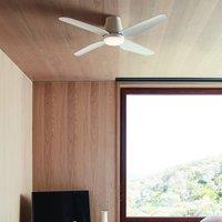 Beacon Lighting Beacon LED ceiling fan Aria CTC white 122 cm quiet
