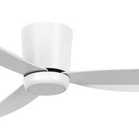 Beacon Lighting Beacon ceiling fan with light array, white, 137 cm, quiet