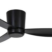 Beacon Lighting Beacon ceiling fan with light array, black, 137 cm, quiet